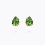 Caroline Svedbom - Amelia Stud Earrings Recreated Peridot Rhodium