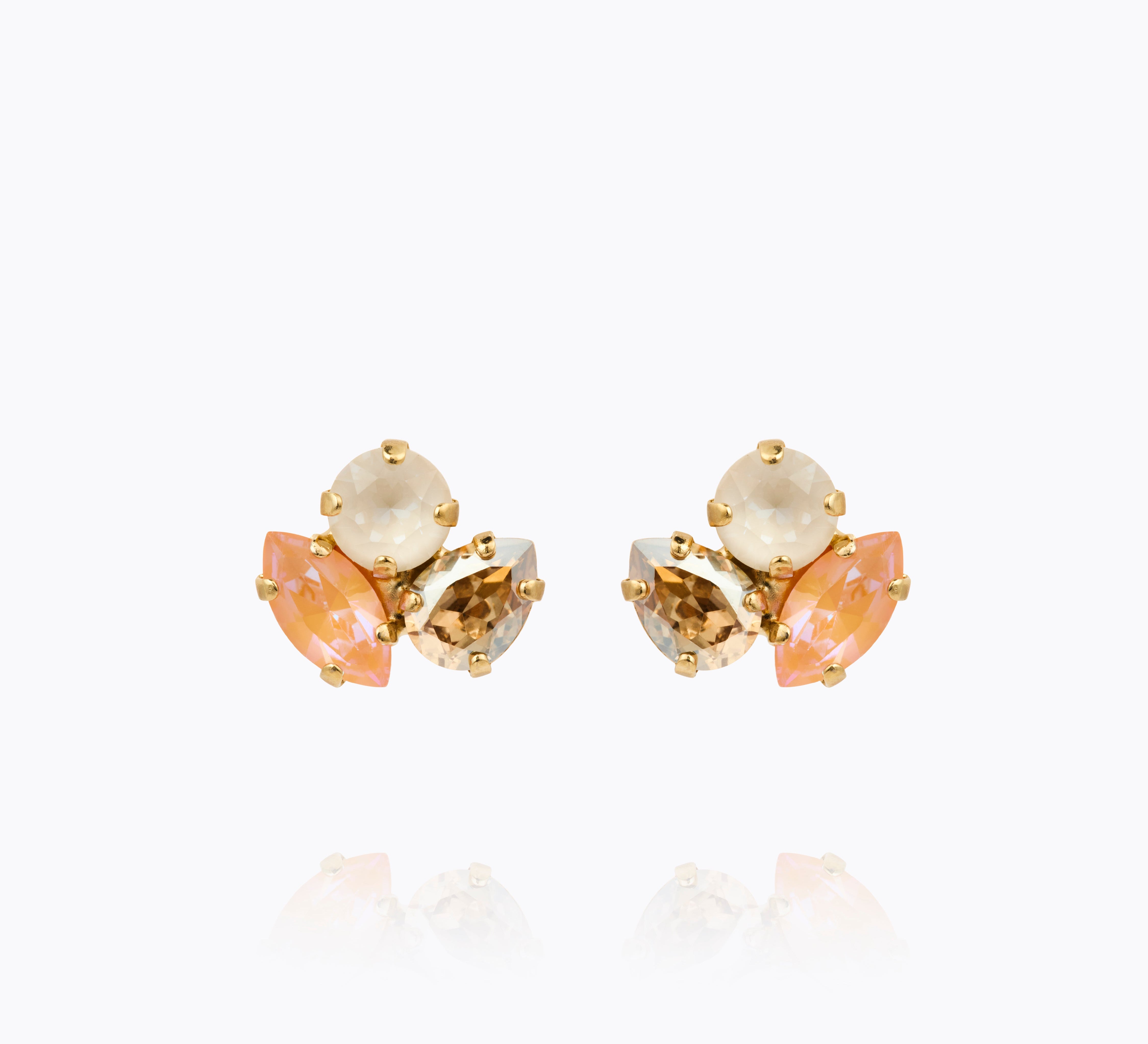 Caroline Svedbom - Ana Earrings Mango Combo Gold