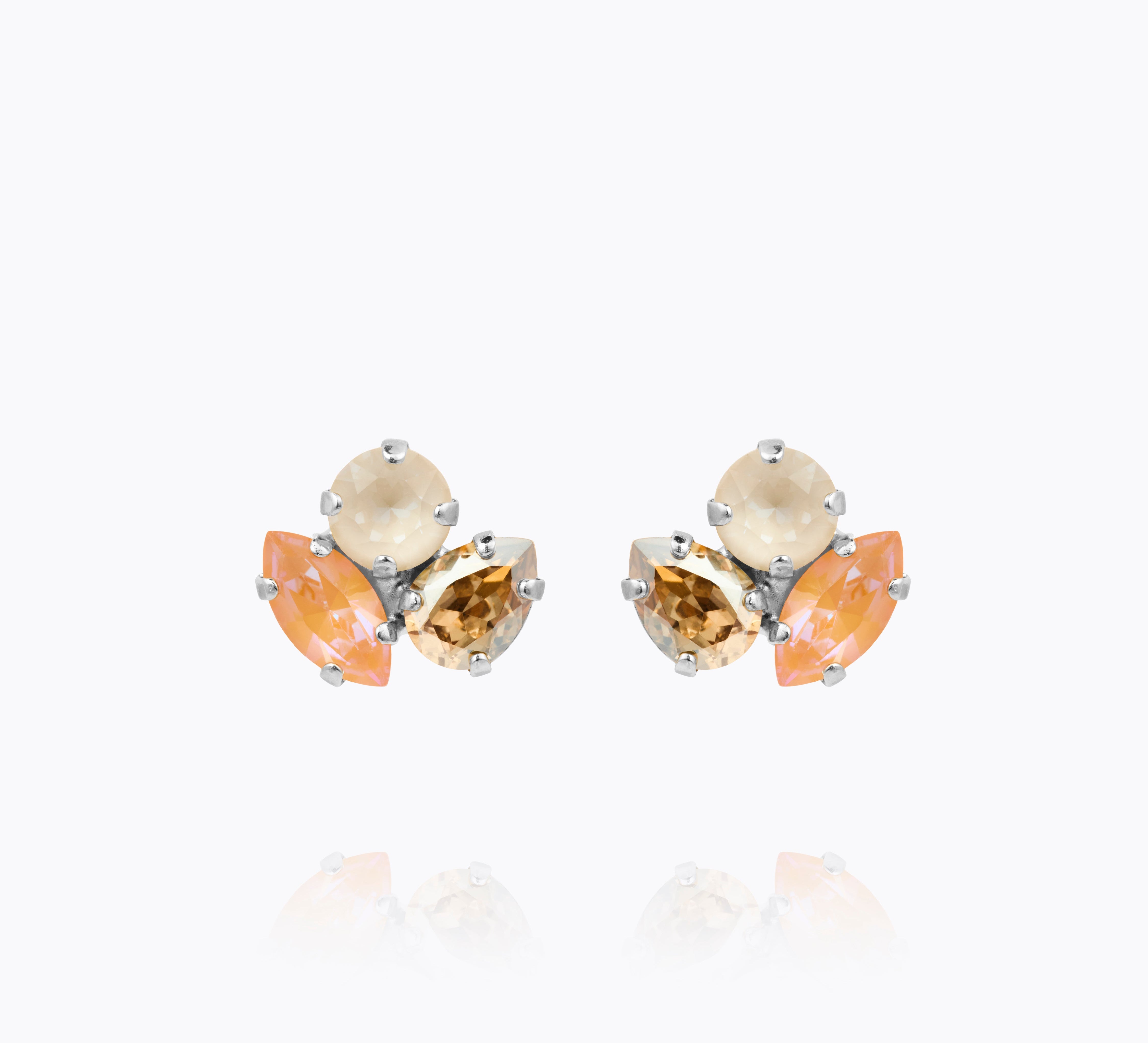 Caroline Svedbom - Ana Earrings Mango Combo Rhodium