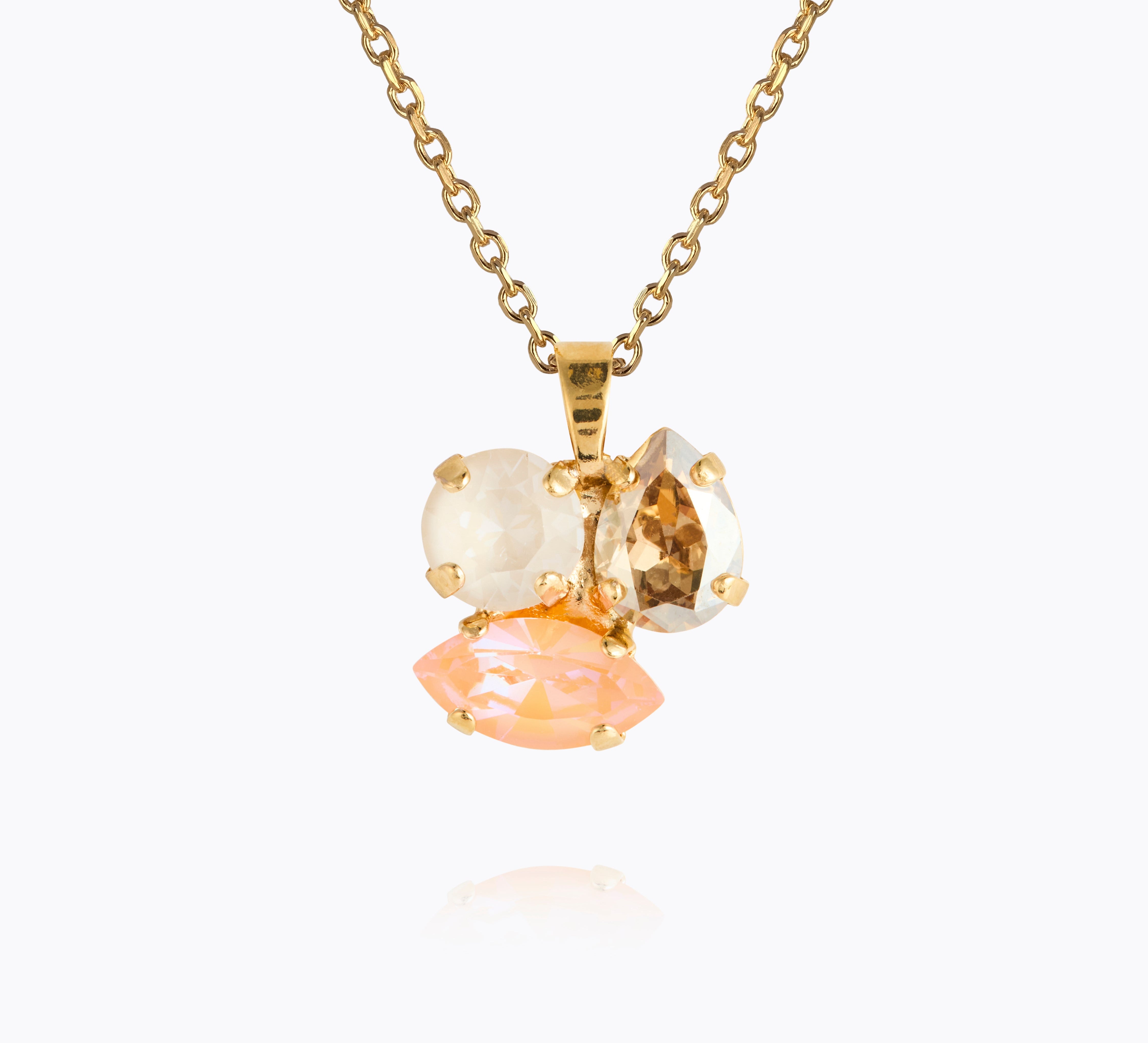 Caroline Svedbom - Ana Necklace Mango Combo Gold