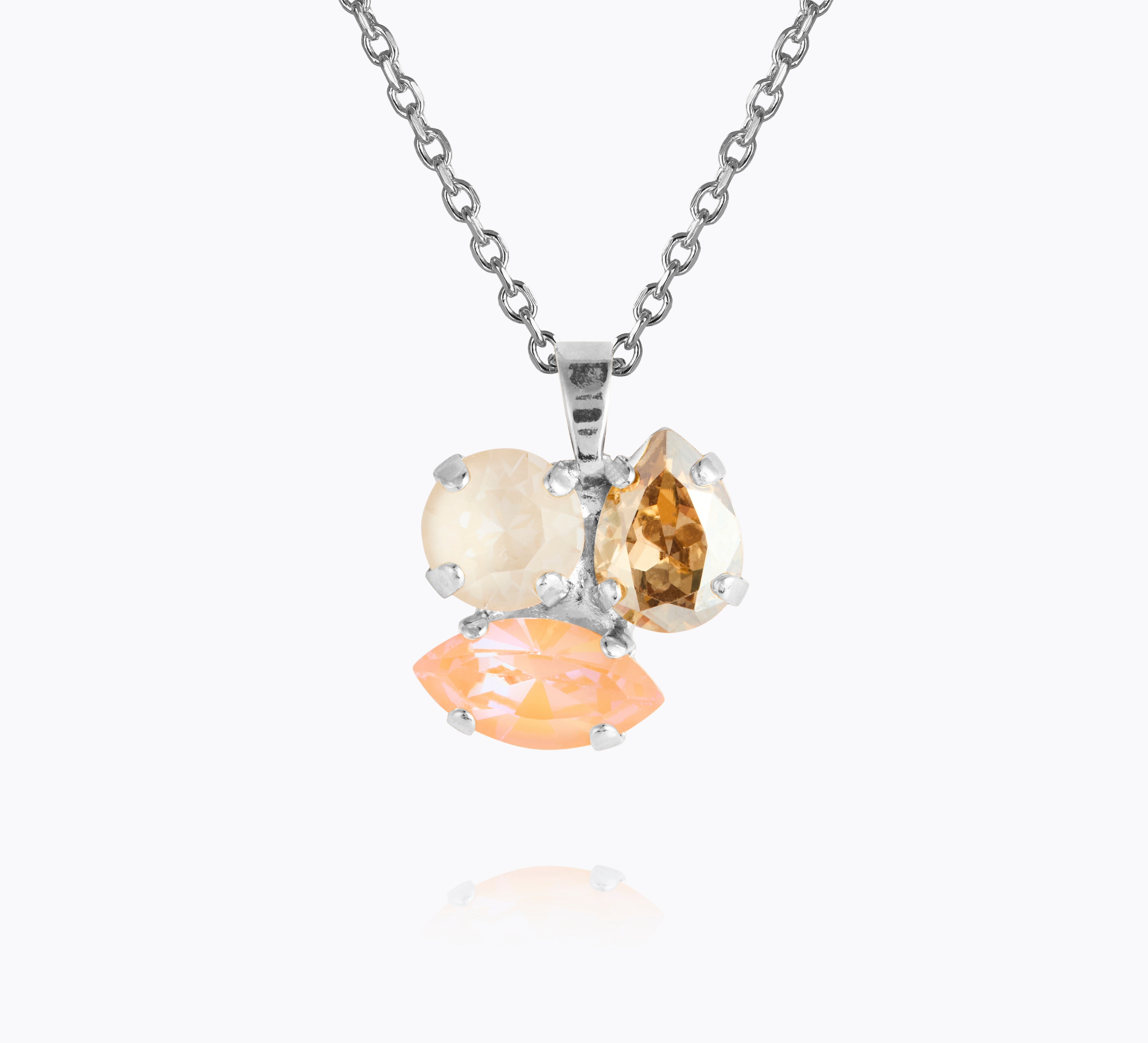 Caroline Svedbom - Ana Necklace Mango Combo Rhodium