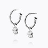Caroline Svedbom - Apollo Loops Rhodium Rhodium