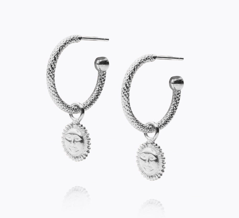 Caroline Svedbom - Apollo Loops Rhodium Rhodium