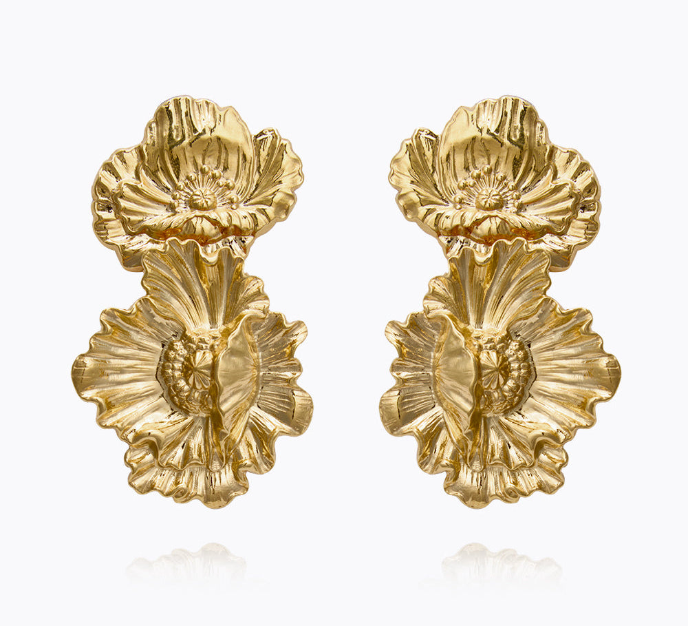 Caroline Svedbom - Bibi Earrings Gold Gold