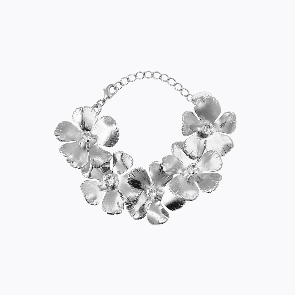 Caroline Svedbom - Anemone Bracelet Crystal Rhodium