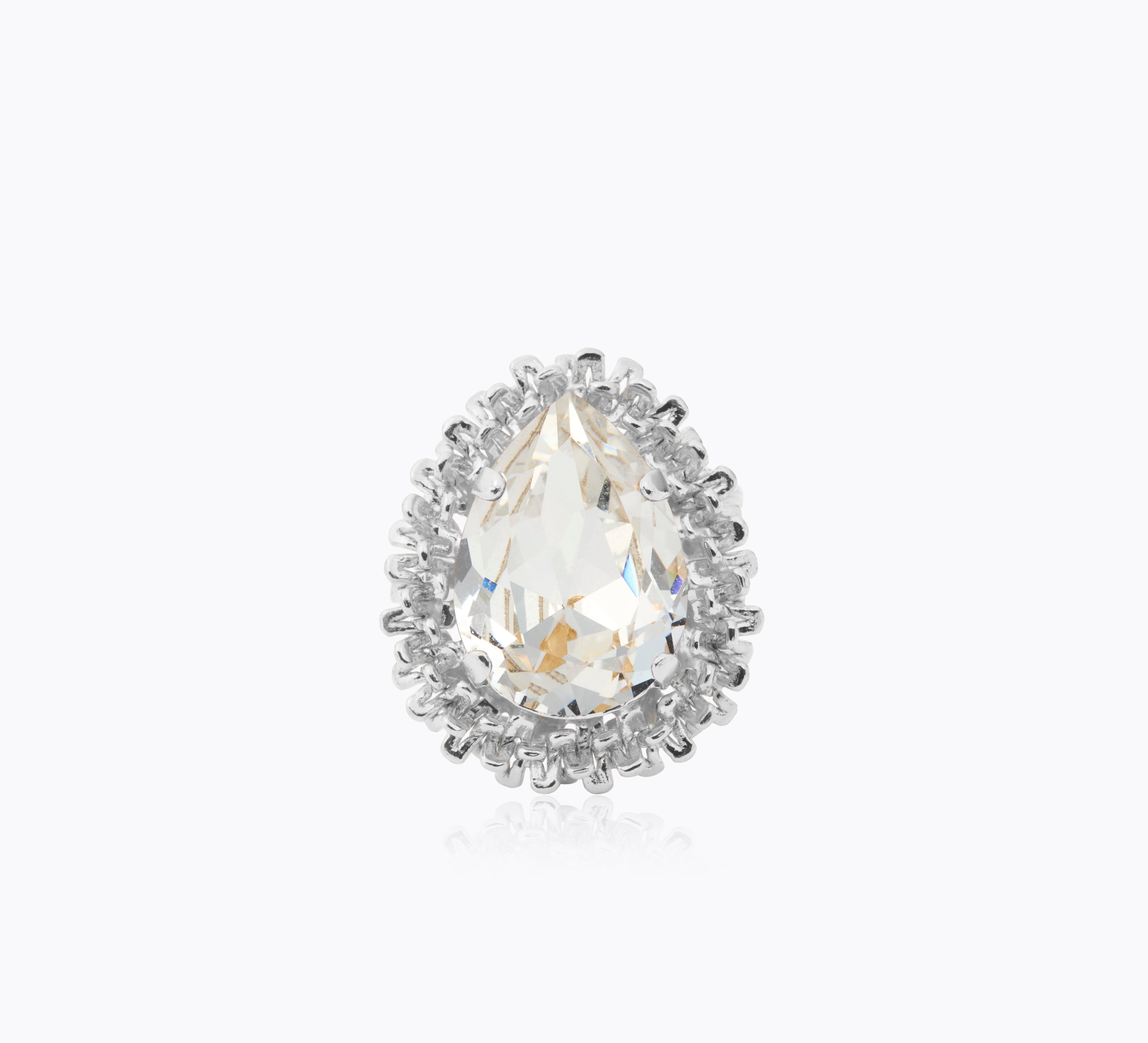 Caroline Svedbom - Classic Gemma Ring Crystal Rhodium