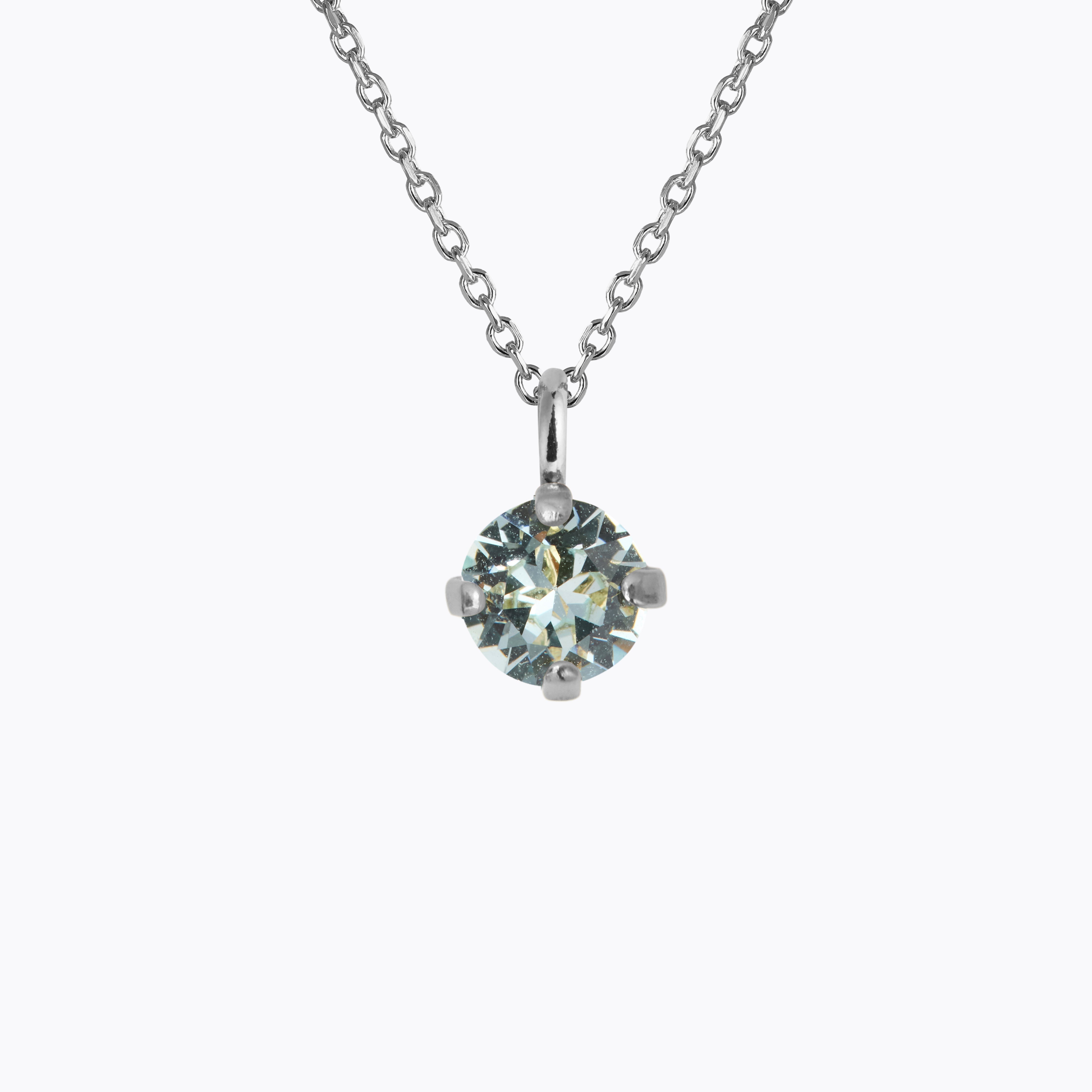 Caroline Svedbom - Natti Stud Necklace Light Azore Rhodium