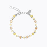 Caroline Svedbom - Calanthe Bracelet Dark Jonquil Combo Rhodium