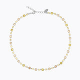 Caroline Svedbom - Calanthe Necklace Dark Jonquil Combo Rhodium