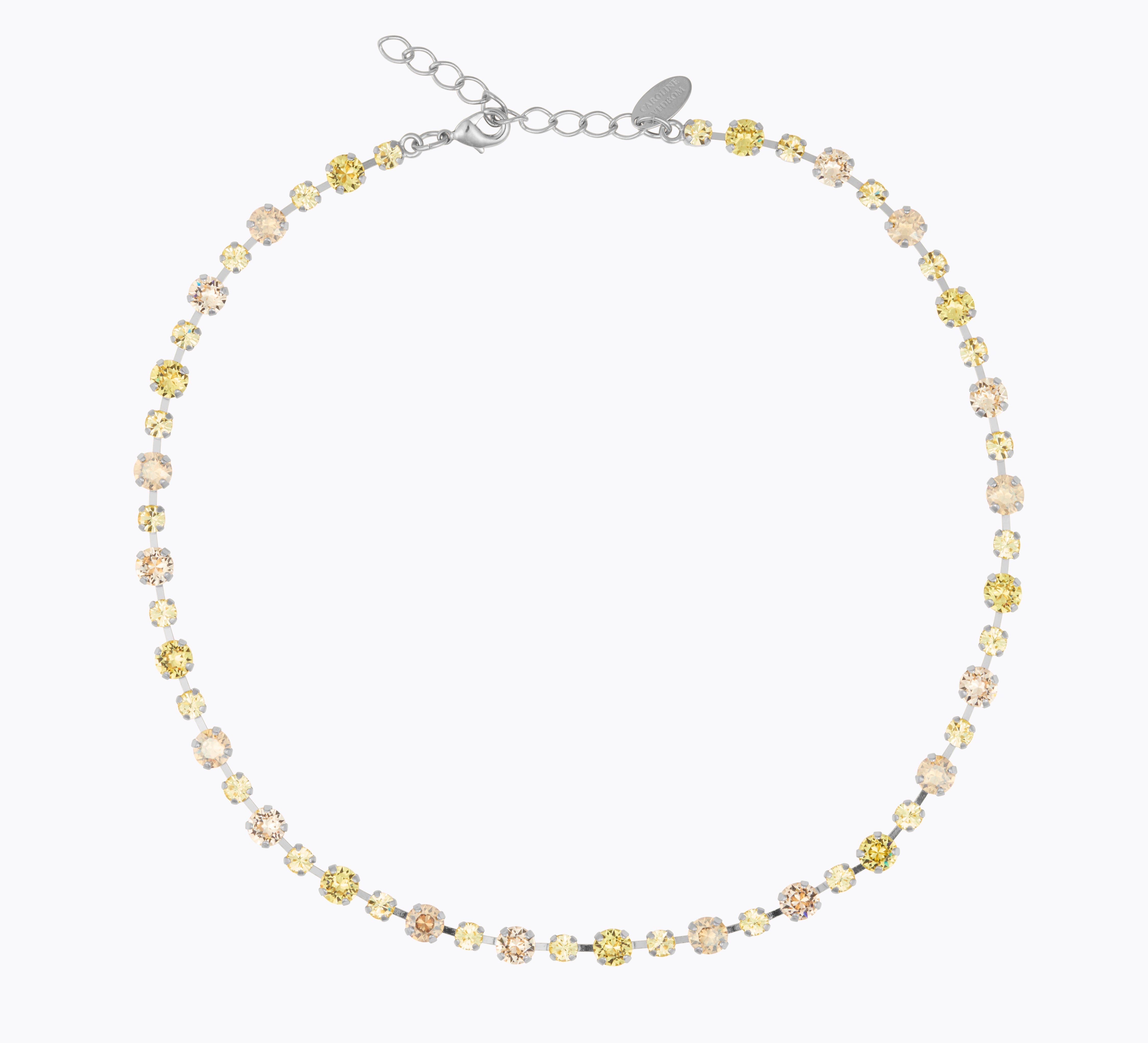 Caroline Svedbom - Calanthe Necklace Dark Jonquil Combo Rhodium