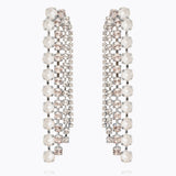 Caroline Svedbom - Camilia Earrings Electric White Combo Rhodium