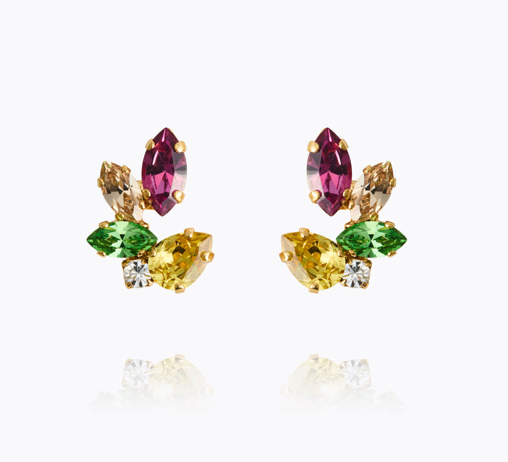 Caroline Svedbom - Clare Earrings Autumn Bloom Combo Gold