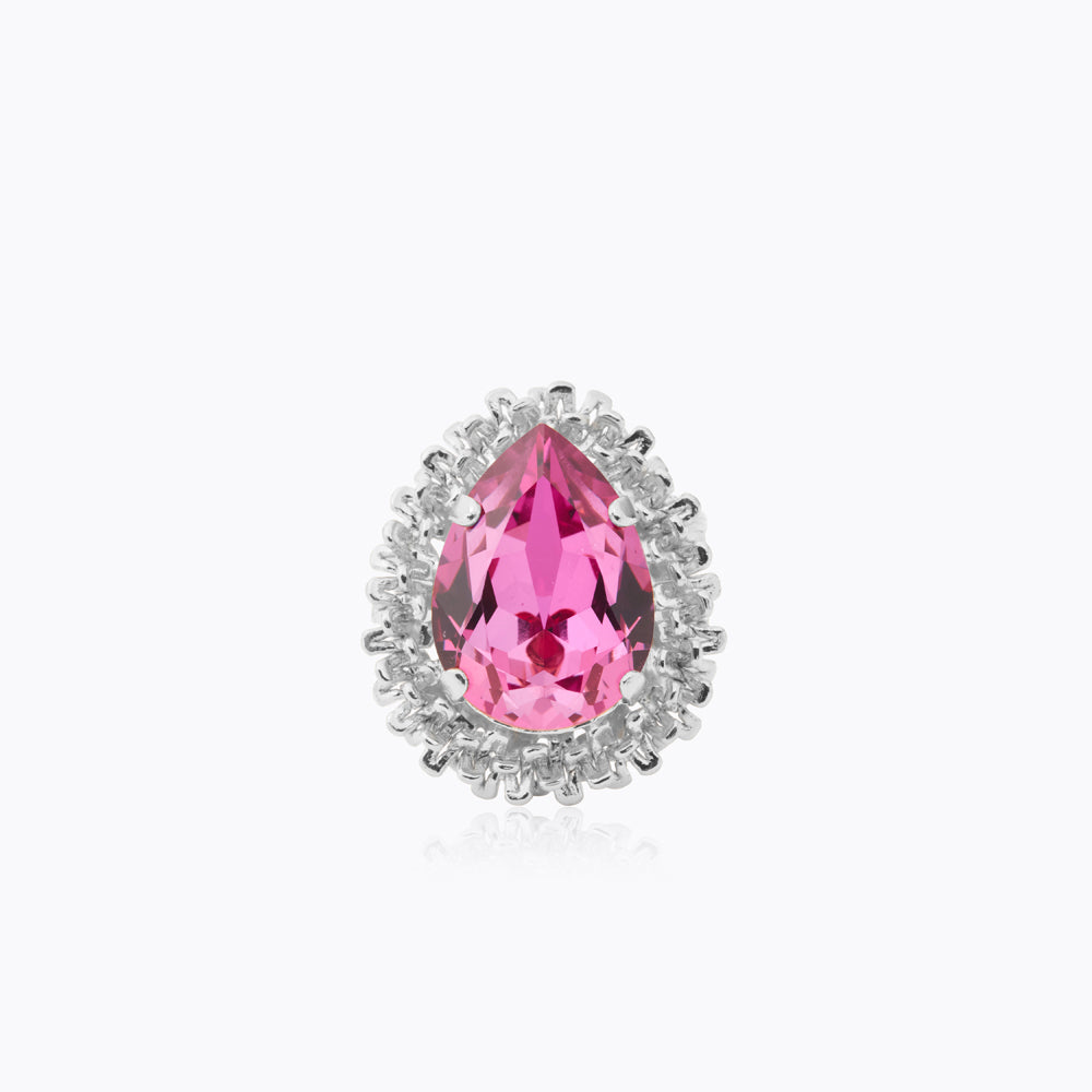 Caroline Svedbom - Classic Gemma Ring Dark Rose Rhodium