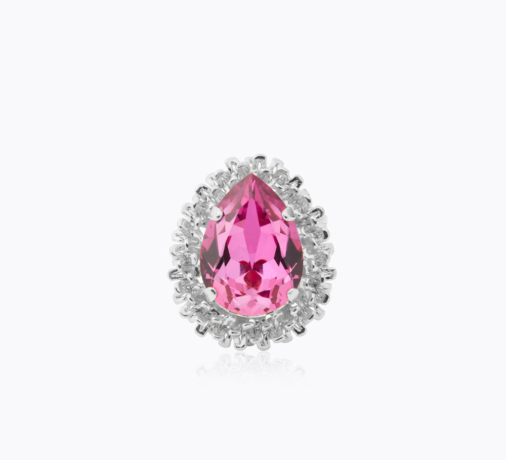 Caroline Svedbom - Classic Gemma Ring Dark Rose Rhodium