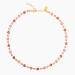 Caroline Svedbom - Calanthe Necklace Light Coral Combo Gold