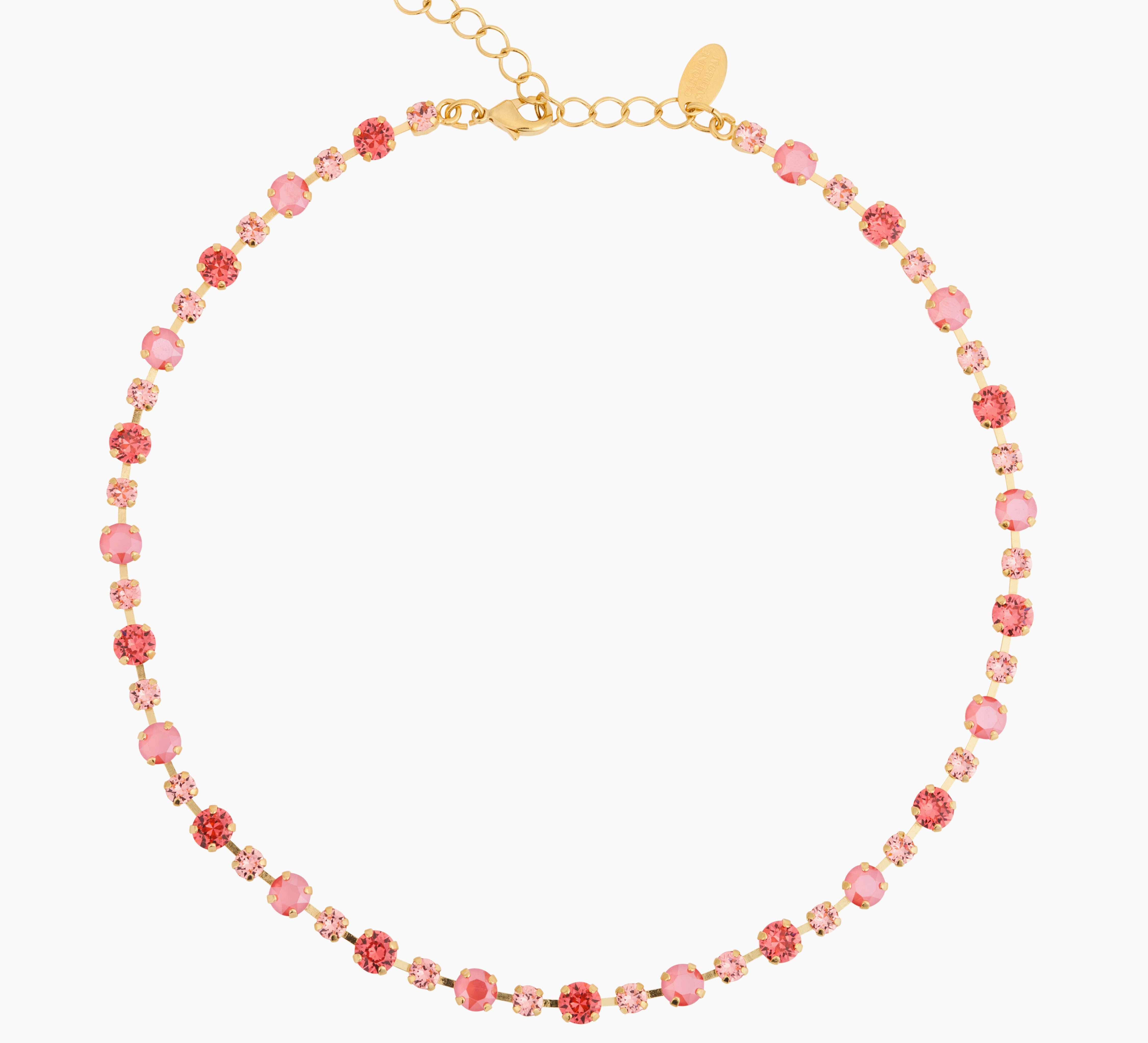 Caroline Svedbom - Calanthe Necklace Light Coral Combo Gold