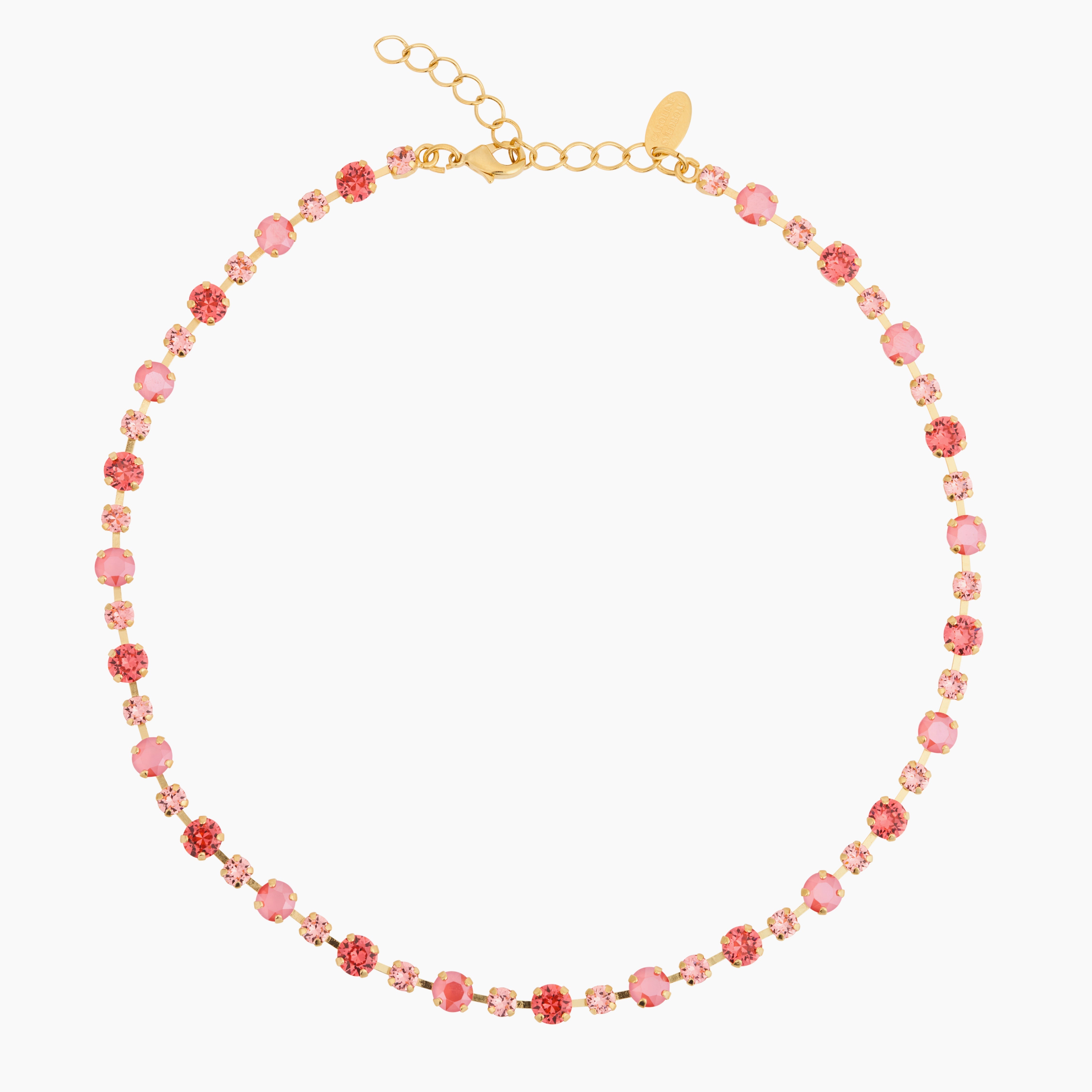 Caroline Svedbom - Calanthe Necklace Light Coral Combo Gold