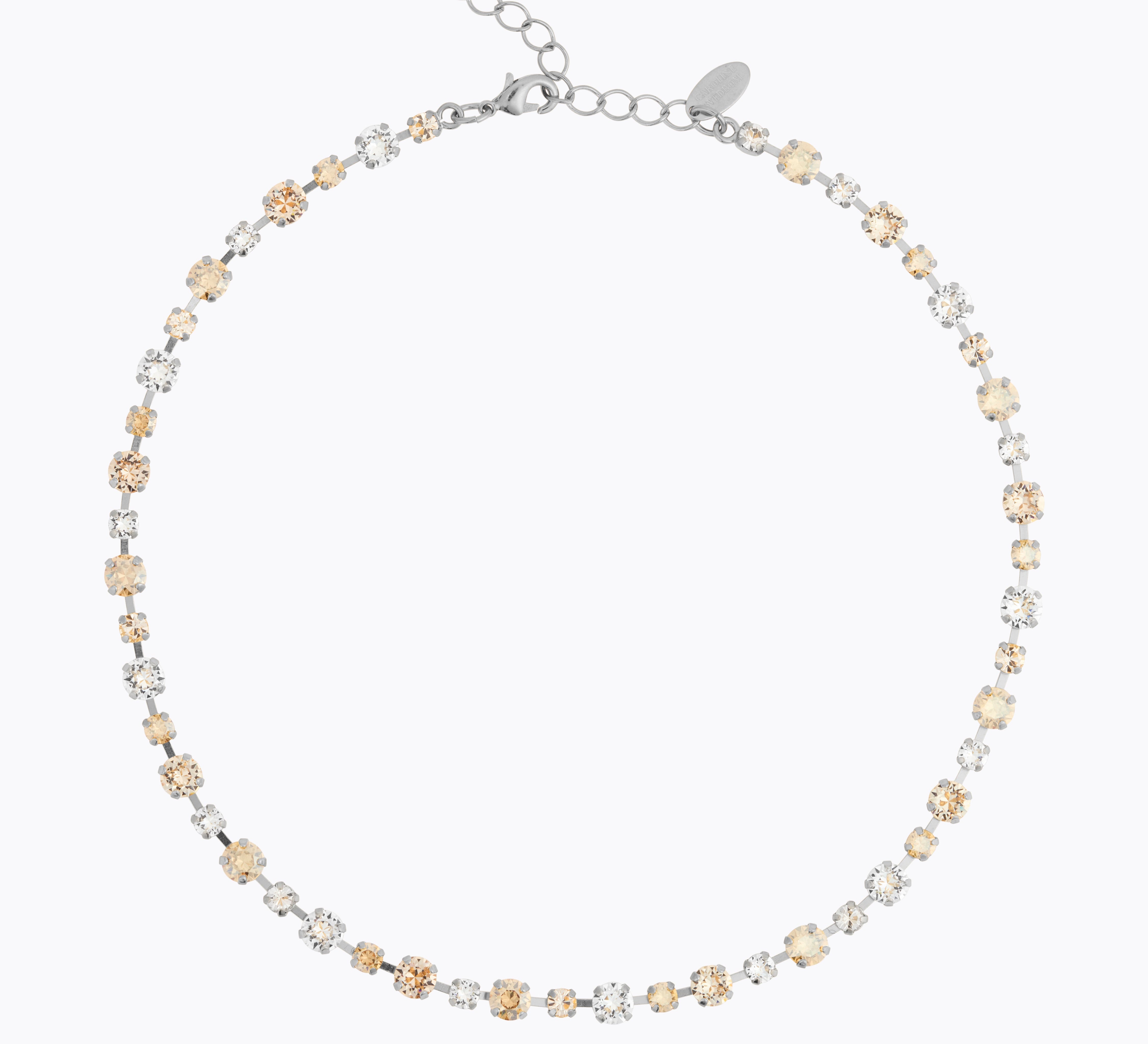 Caroline Svedbom - Calanthe Necklace Golden Combo Rhodium