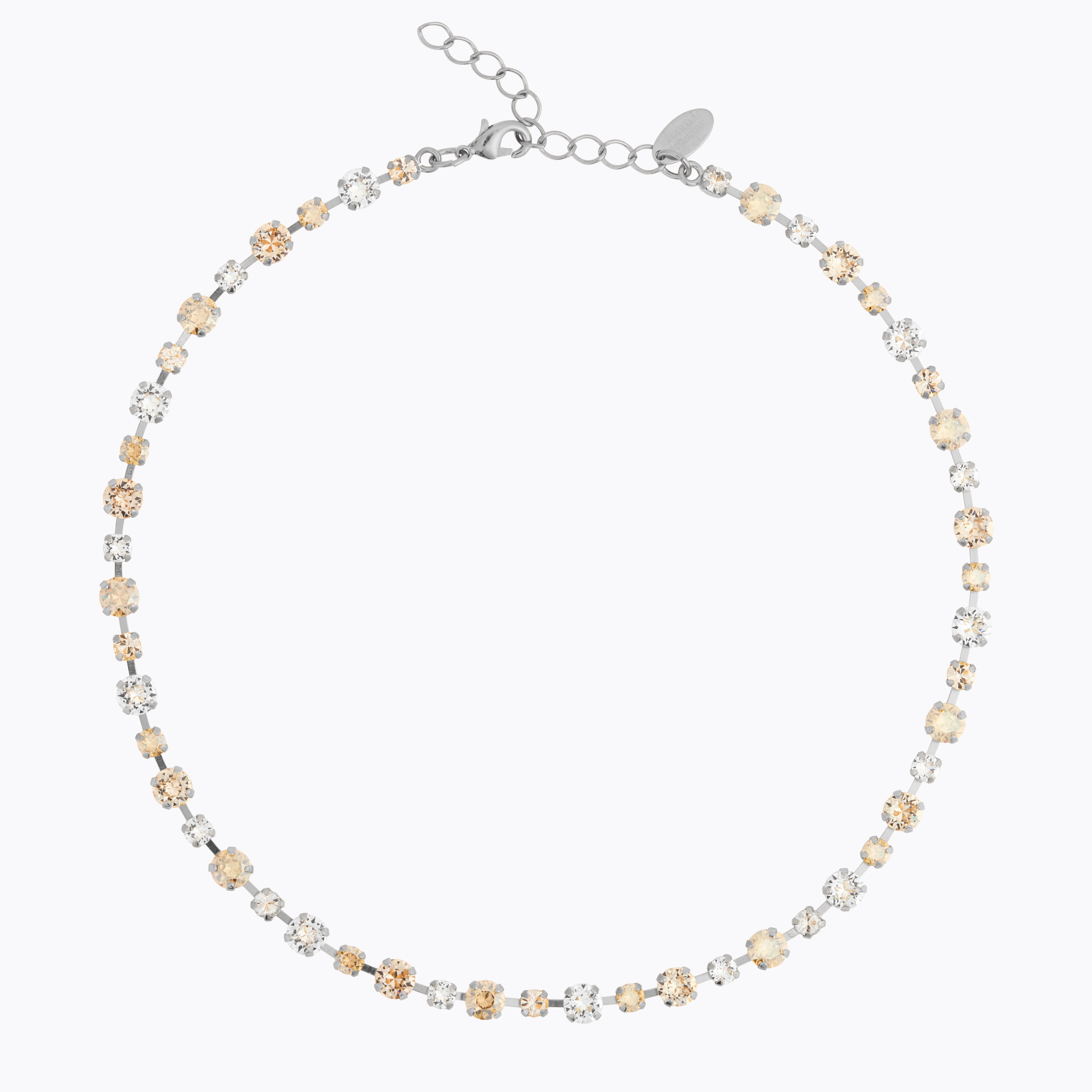 Caroline Svedbom - Calanthe Necklace Golden Combo Rhodium