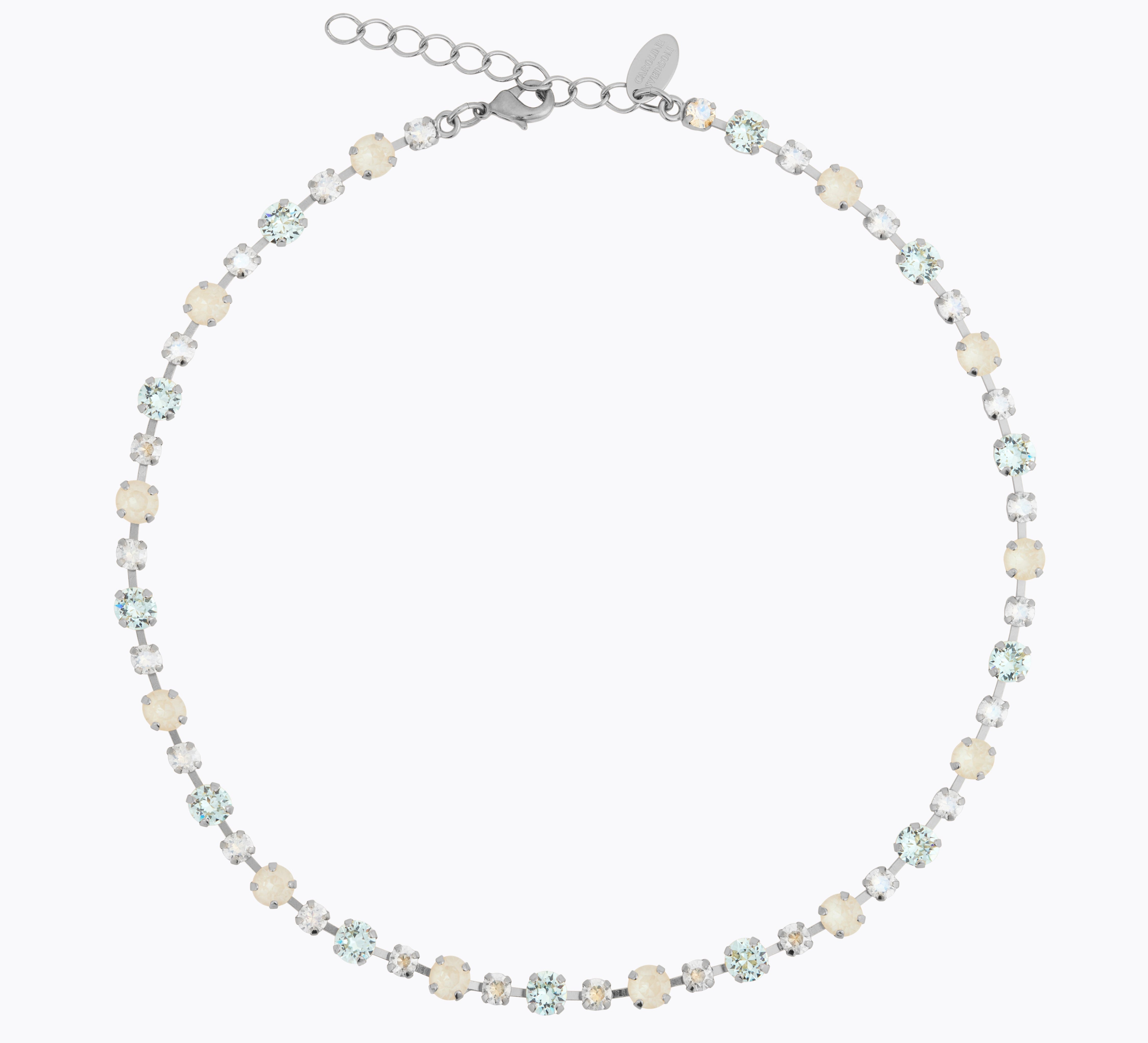 Caroline Svedbom - Calanthe Necklace Azore Combo Rhodium