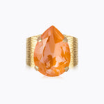 Caroline Svedbom - Classic Drop Ring Mango Delite Gold
