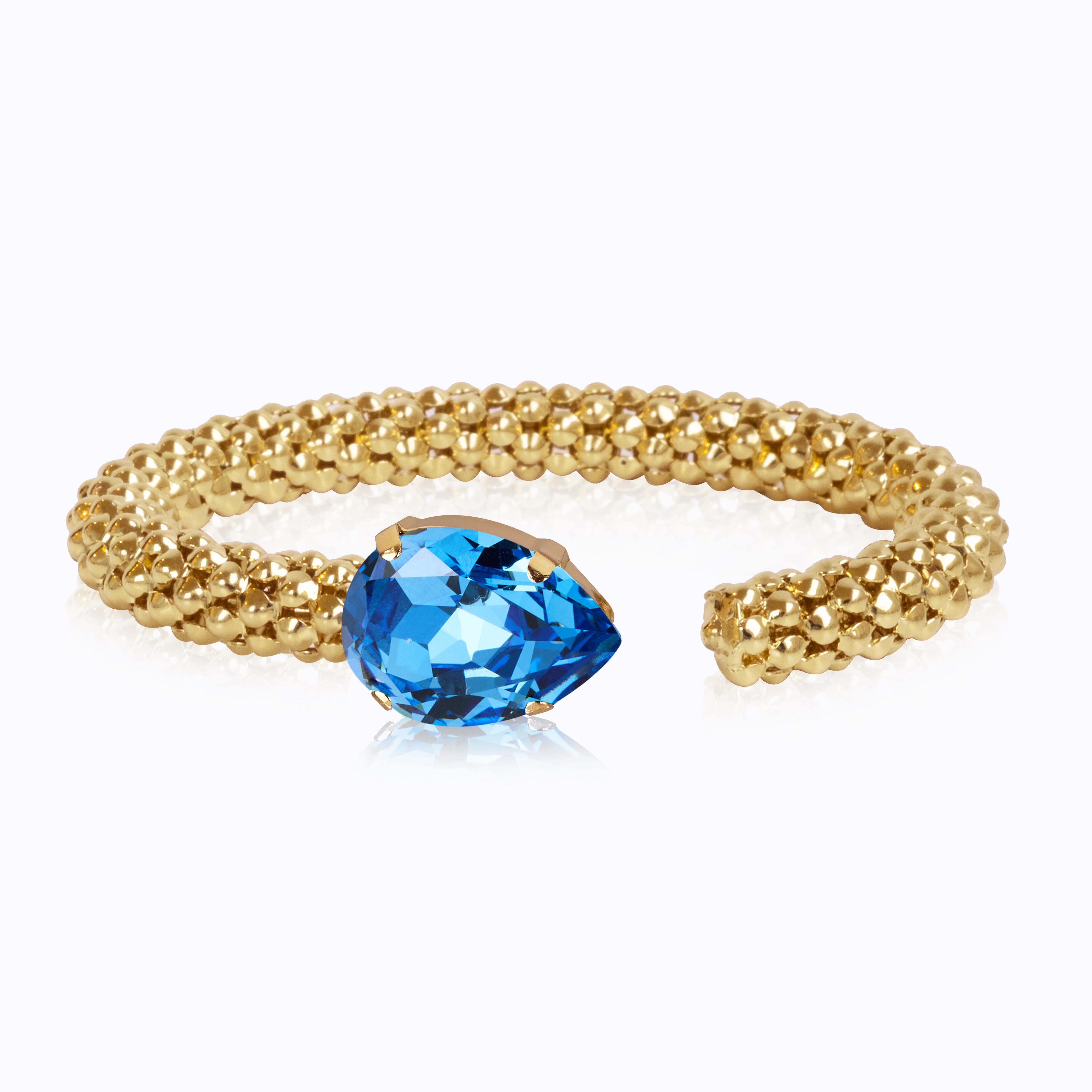 Caroline Svedbom - Classic Rope Bracelet Recreated Iceblue Gold