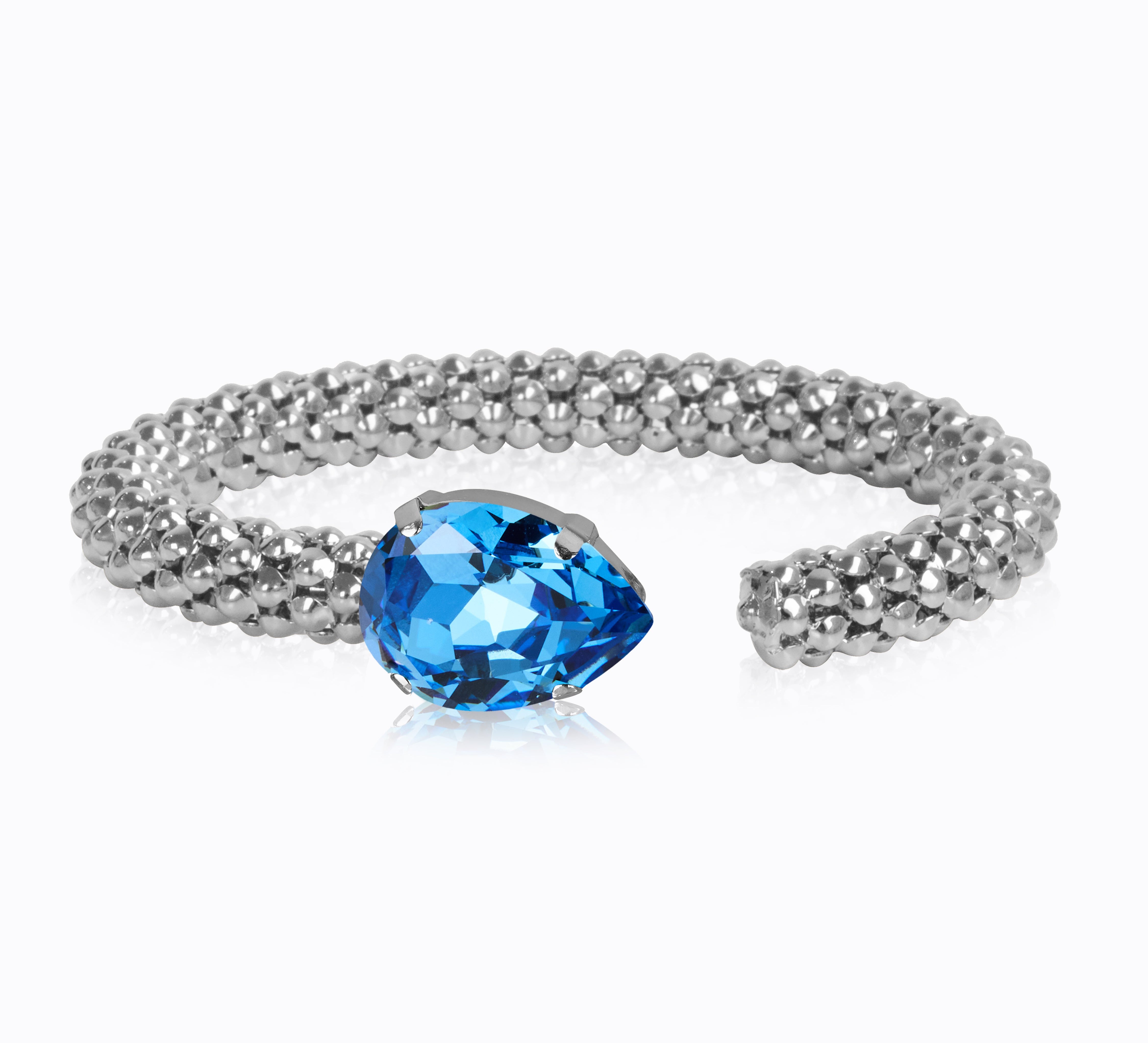Caroline Svedbom - Classic Rope Bracelet Recreated Iceblue Rhodium