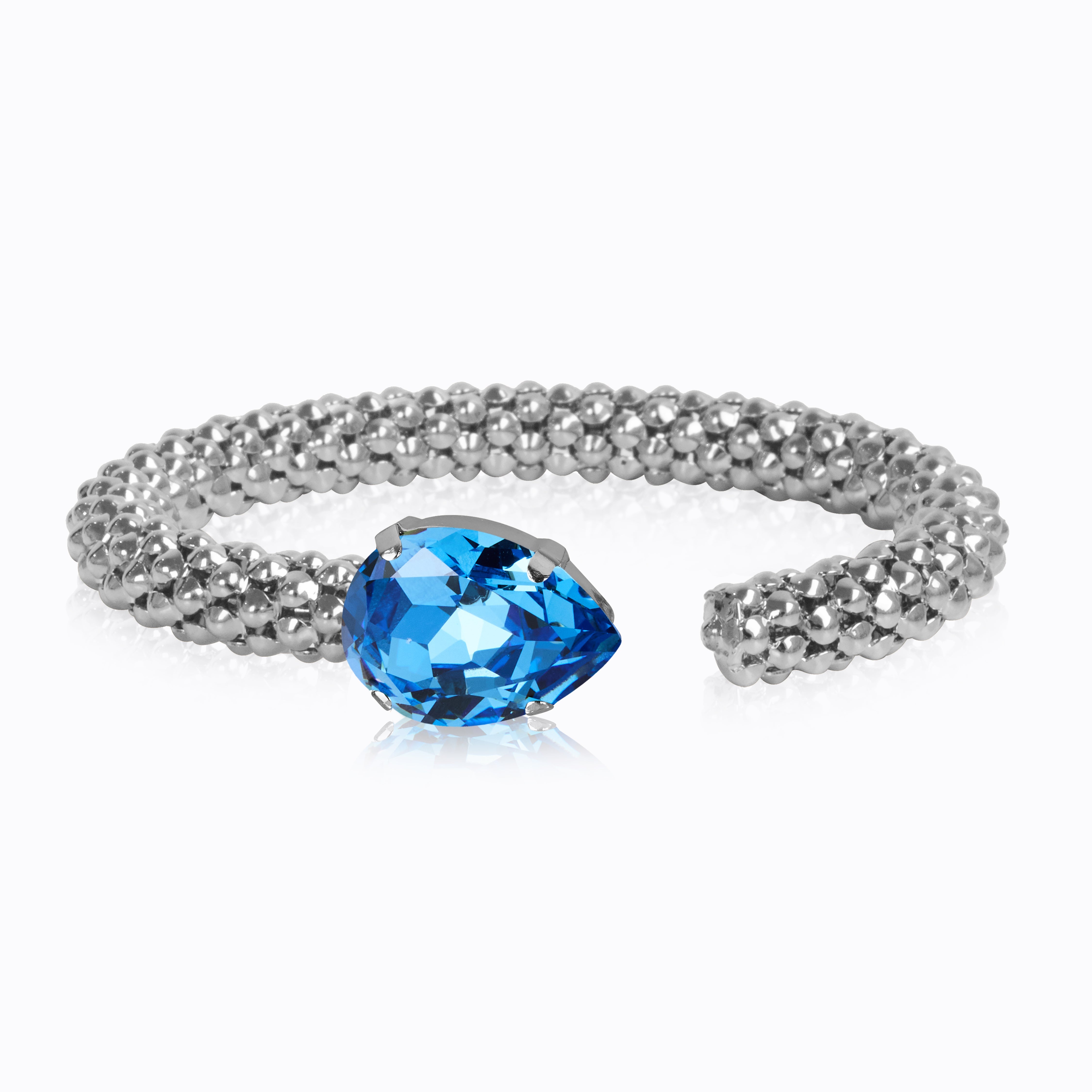 Caroline Svedbom - Classic Rope Bracelet Recreated Iceblue Rhodium