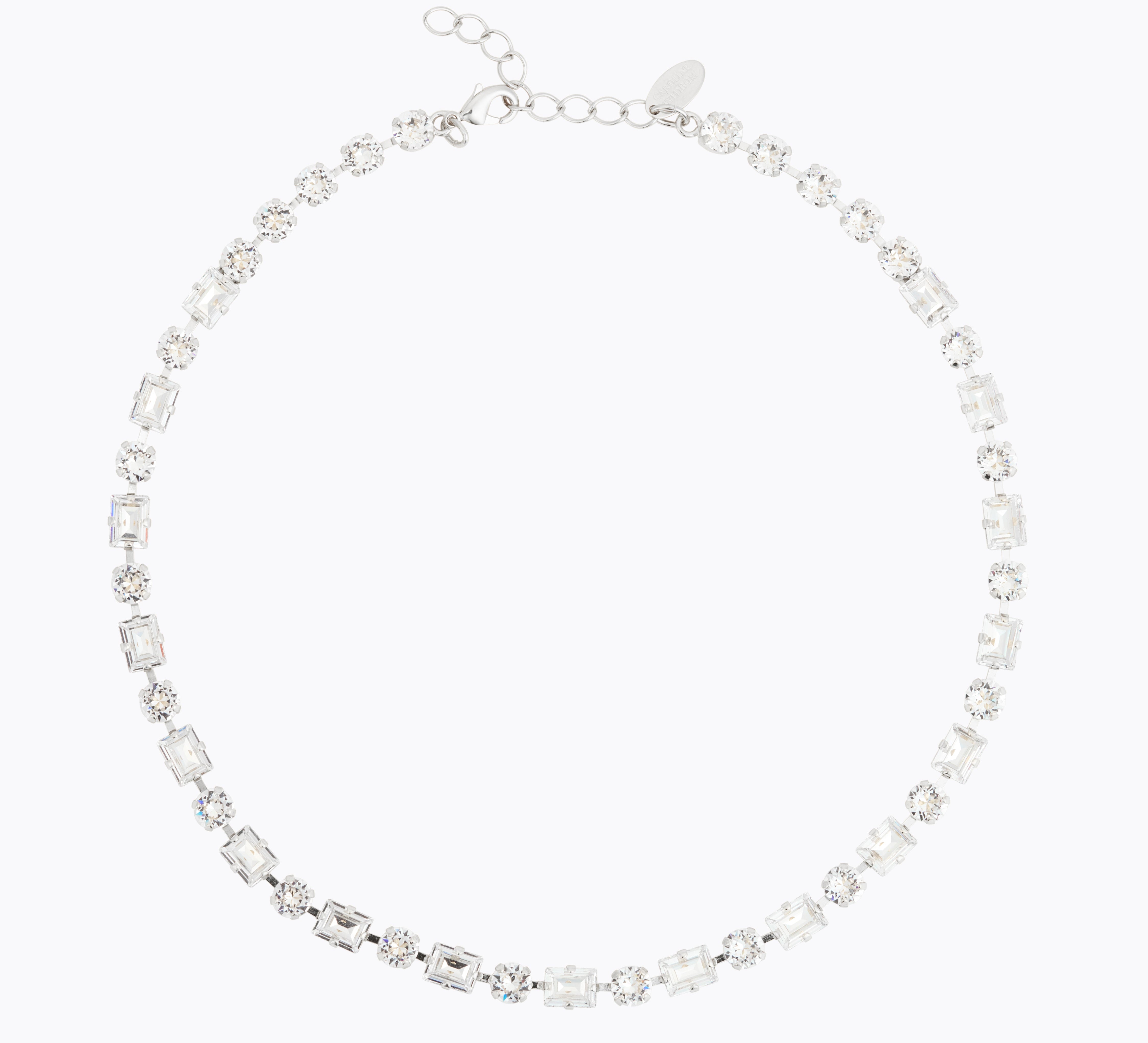 Caroline Svedbom - Diora Statement Necklace Crystal Rhodium