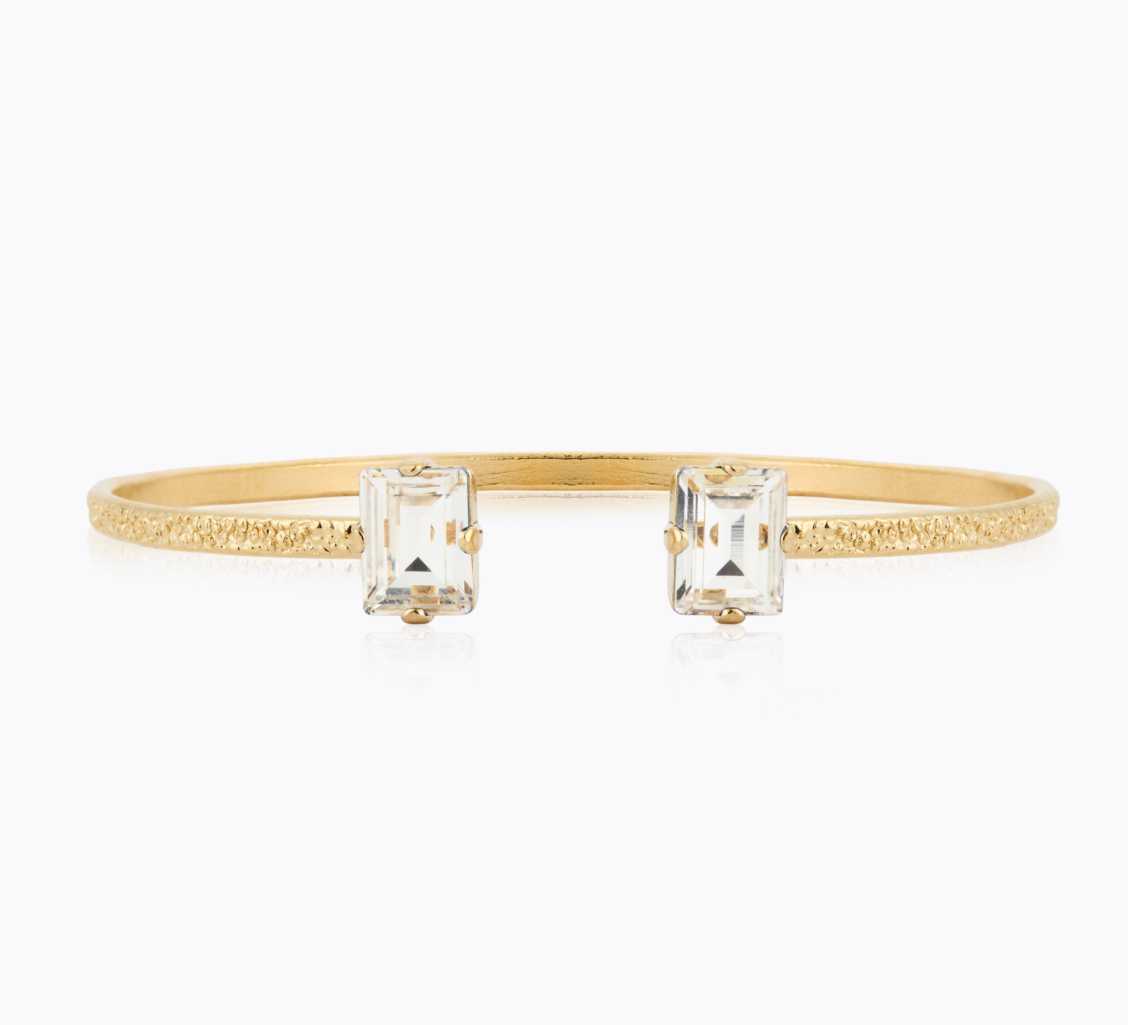 Caroline Svedbom - Diora Stud Bracelet Crystal Gold