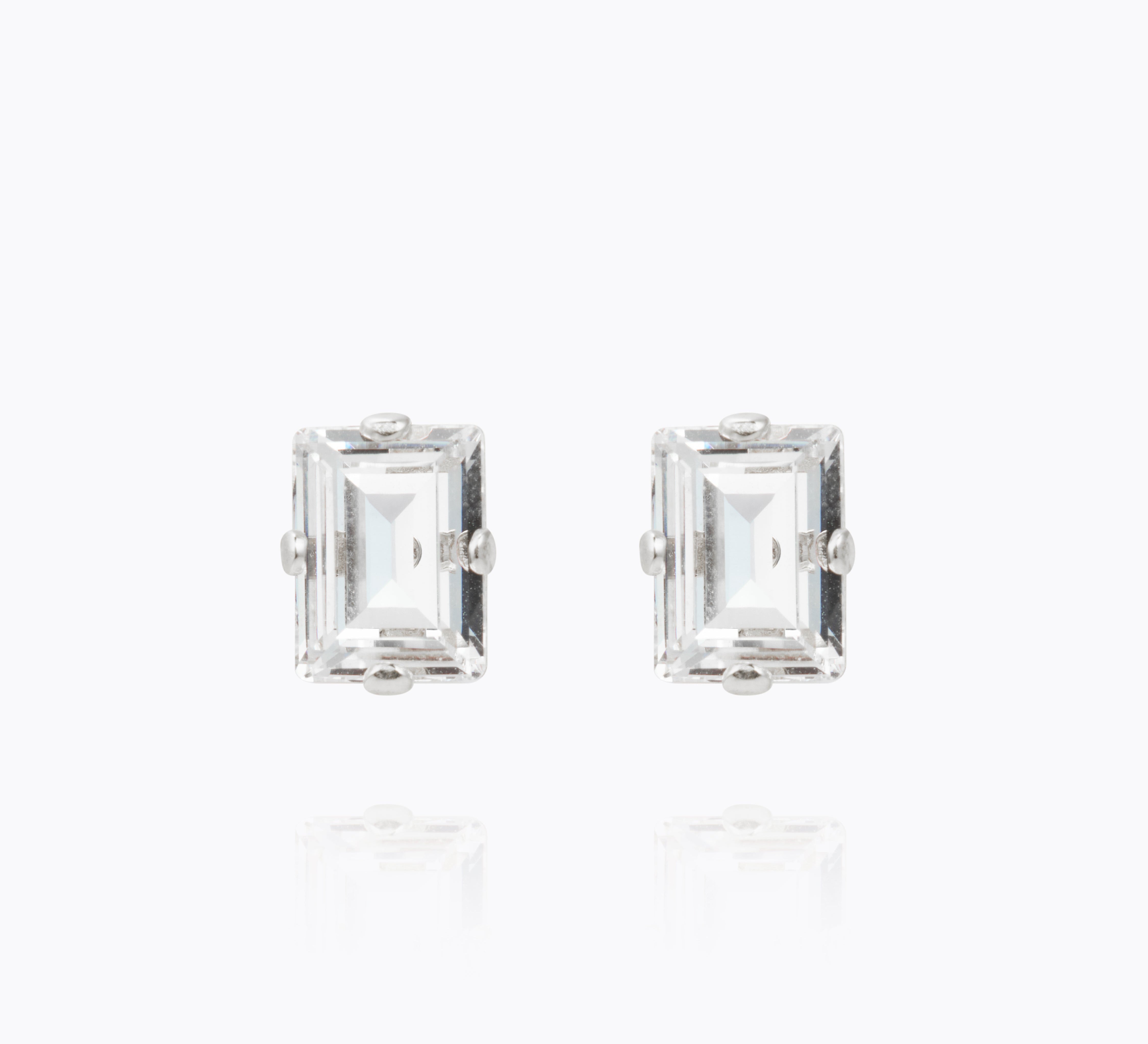 Caroline Svedbom - Diora Stud Earrings Crystal Rhodium
