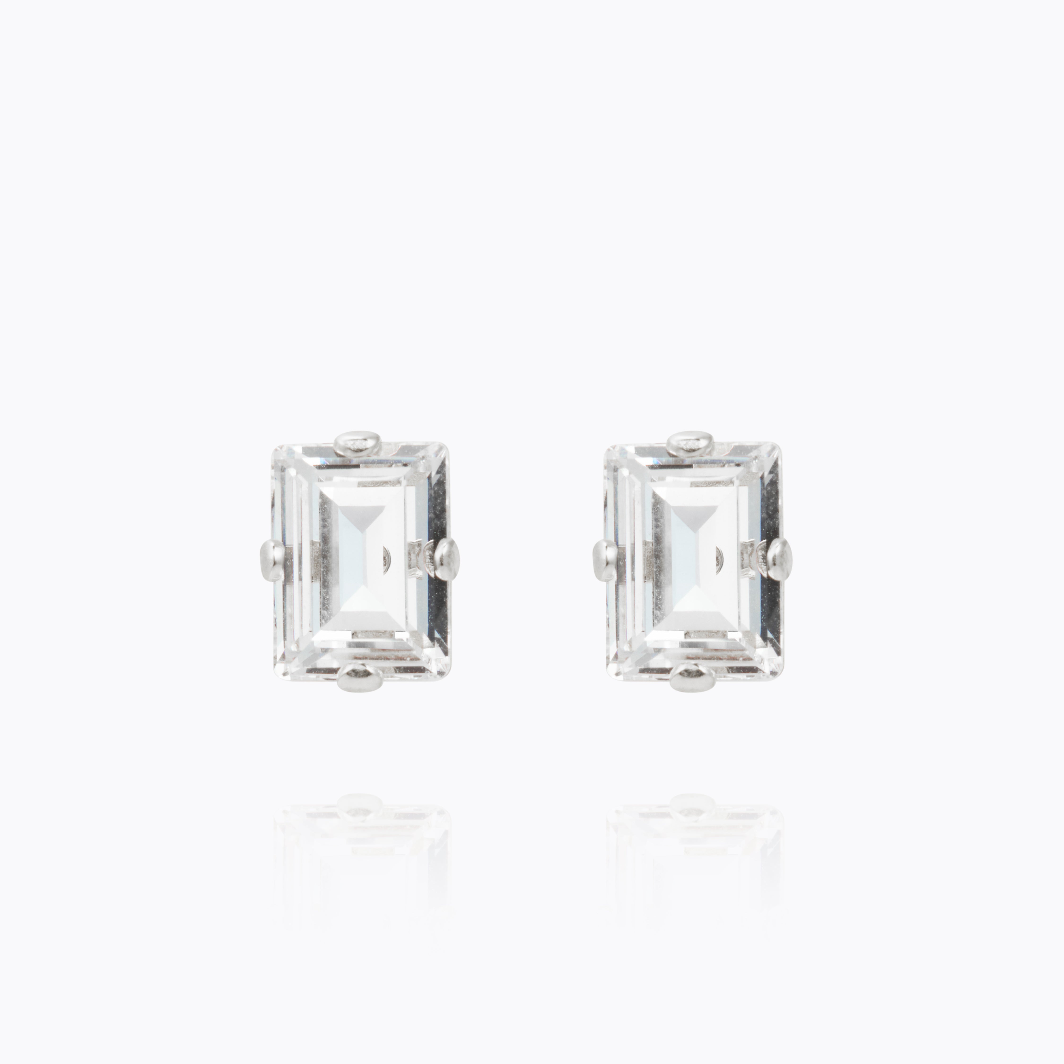 Caroline Svedbom - Diora Stud Earrings Crystal Rhodium