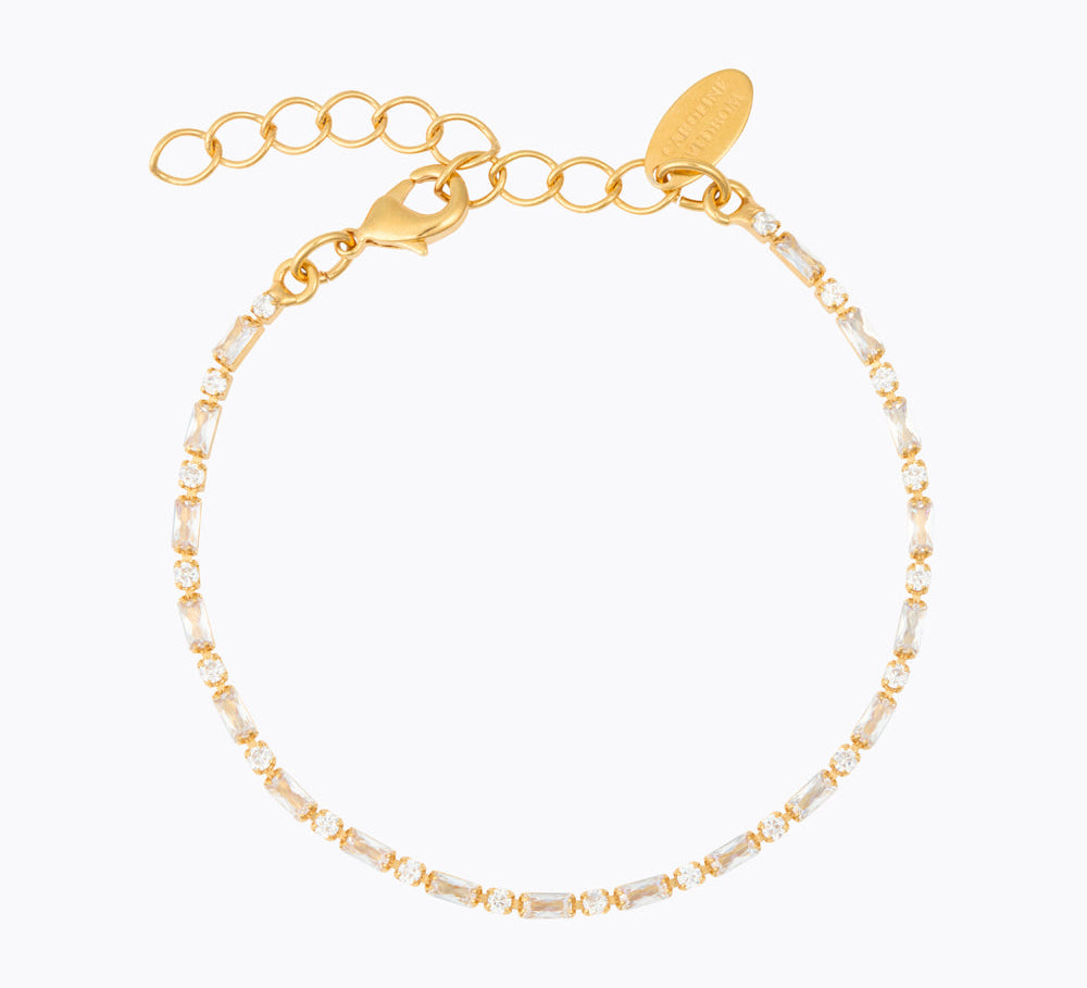 Caroline Svedbom - Evelyne Bracelet Crystal Gold