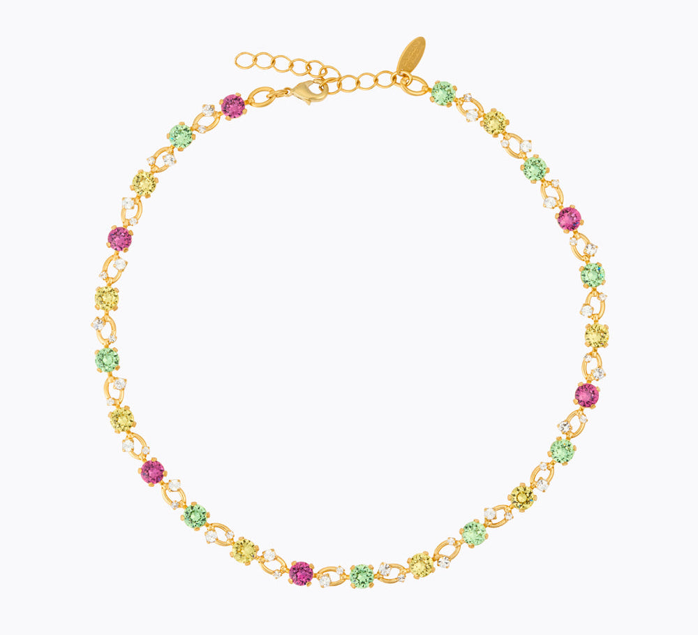 Caroline Svedbom - Fay Necklace Autumn Bloom Combo Gold