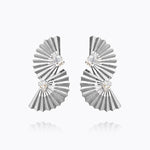 Caroline Svedbom - Flamenco Earrings Crystal Rhodium