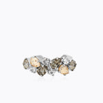 Caroline Svedbom - Gabriella Ring Black Golden Combo Rhodium