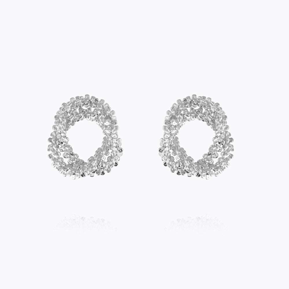 Caroline Svedbom - Gemma Knot Earrings Gold Gold – Caroline