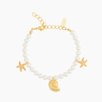 Caroline Svedbom - Ismara Bracelet Pearl Gold