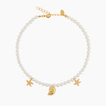 Caroline Svedbom - Ismara Necklace Pearl Gold