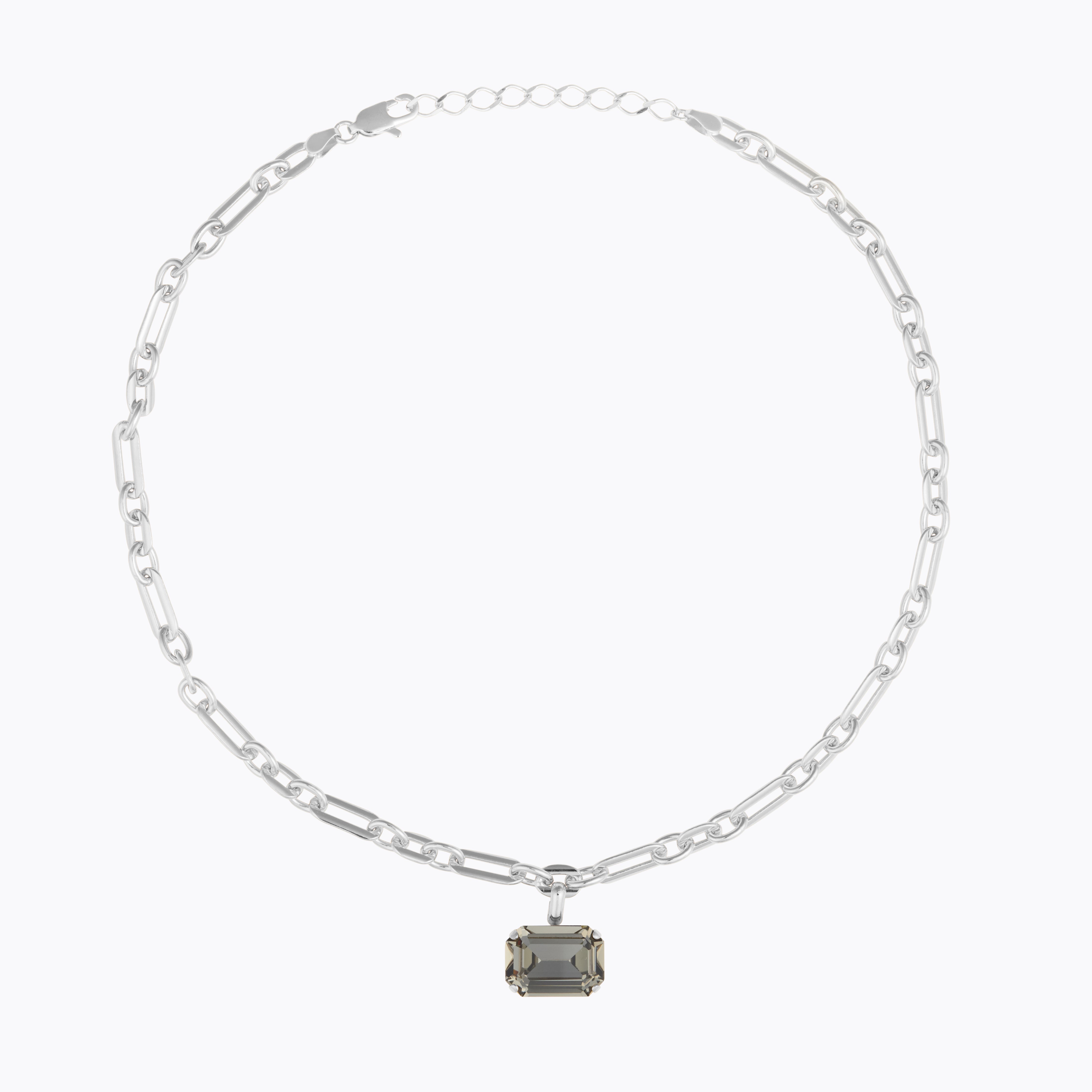 Caroline Svedbom - Lydia Chain Necklace Black Diamond Gold