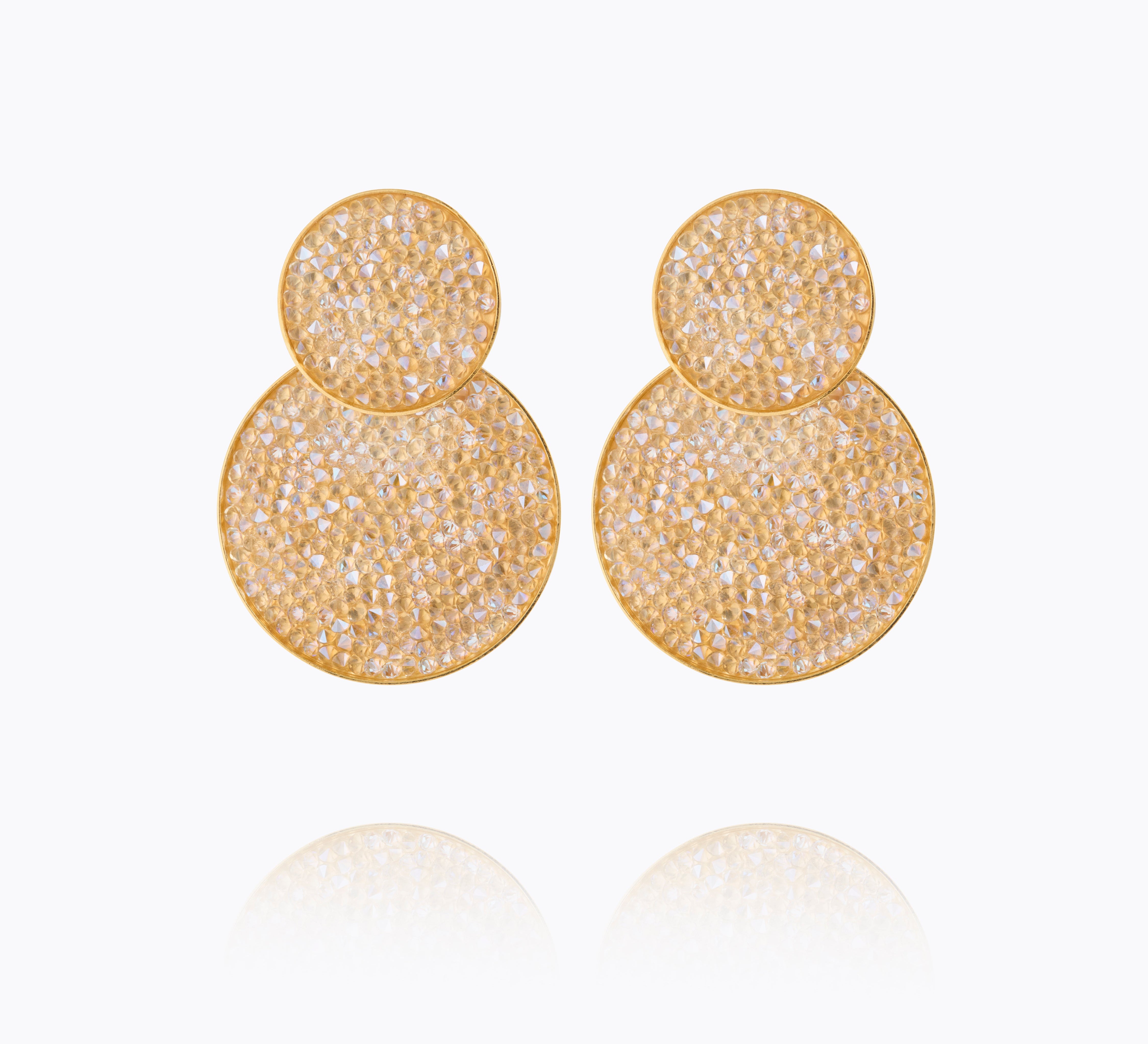 Caroline Svedbom - Liora Earrings Moonlight Gold