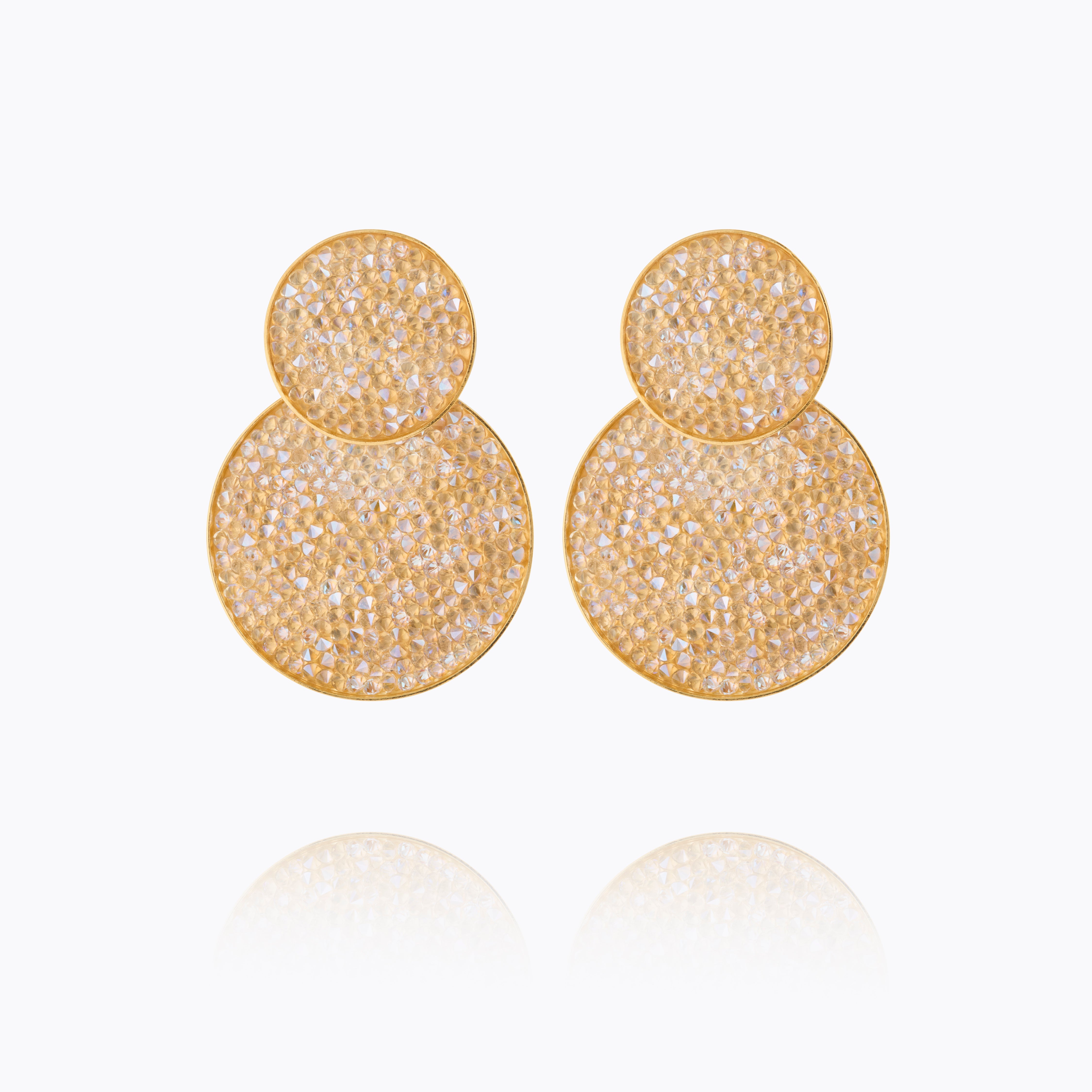 Caroline Svedbom - Liora Earrings Moonlight Gold