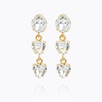 Caroline Svedbom - Love Edit Earrings Crystal Gold