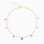 Caroline Svedbom - Lumina Necklace Rainbow Combo Gold