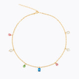 Caroline Svedbom - Lumina Necklace Rainbow Combo Gold
