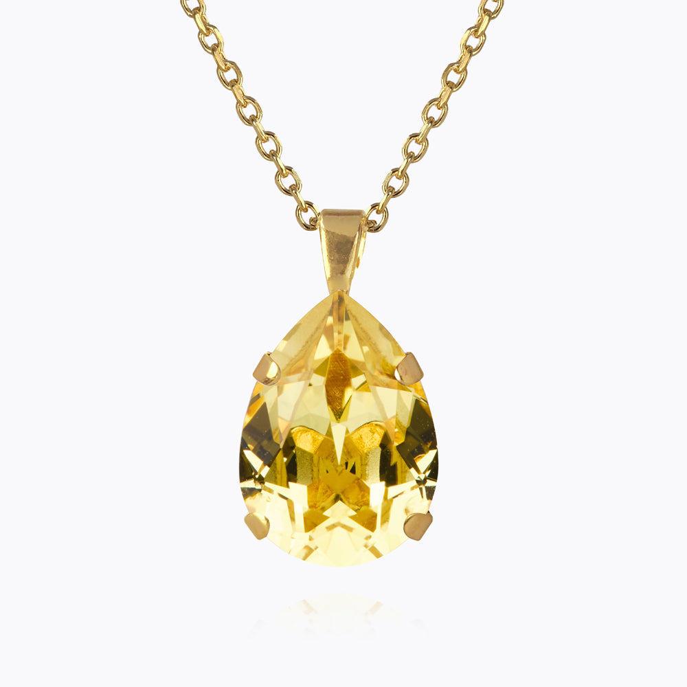 Caroline Svedbom - Mini Drop Necklace Dark Jonquil Gold