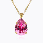 Caroline Svedbom - Mini Drop Necklace Dark Rose Gold