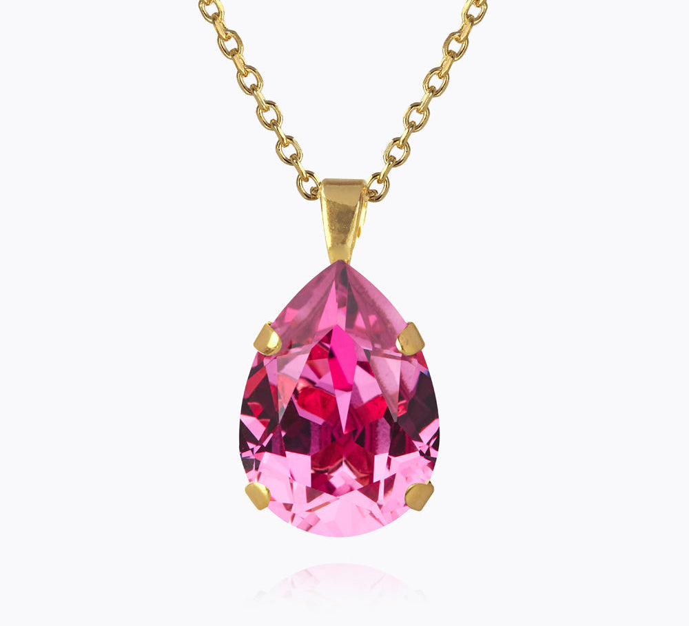 Caroline Svedbom - Mini Drop Necklace Dark Rose Gold