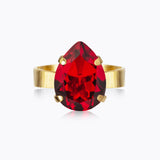 Caroline Svedbom - Mini Drop Ring Light Siam Gold