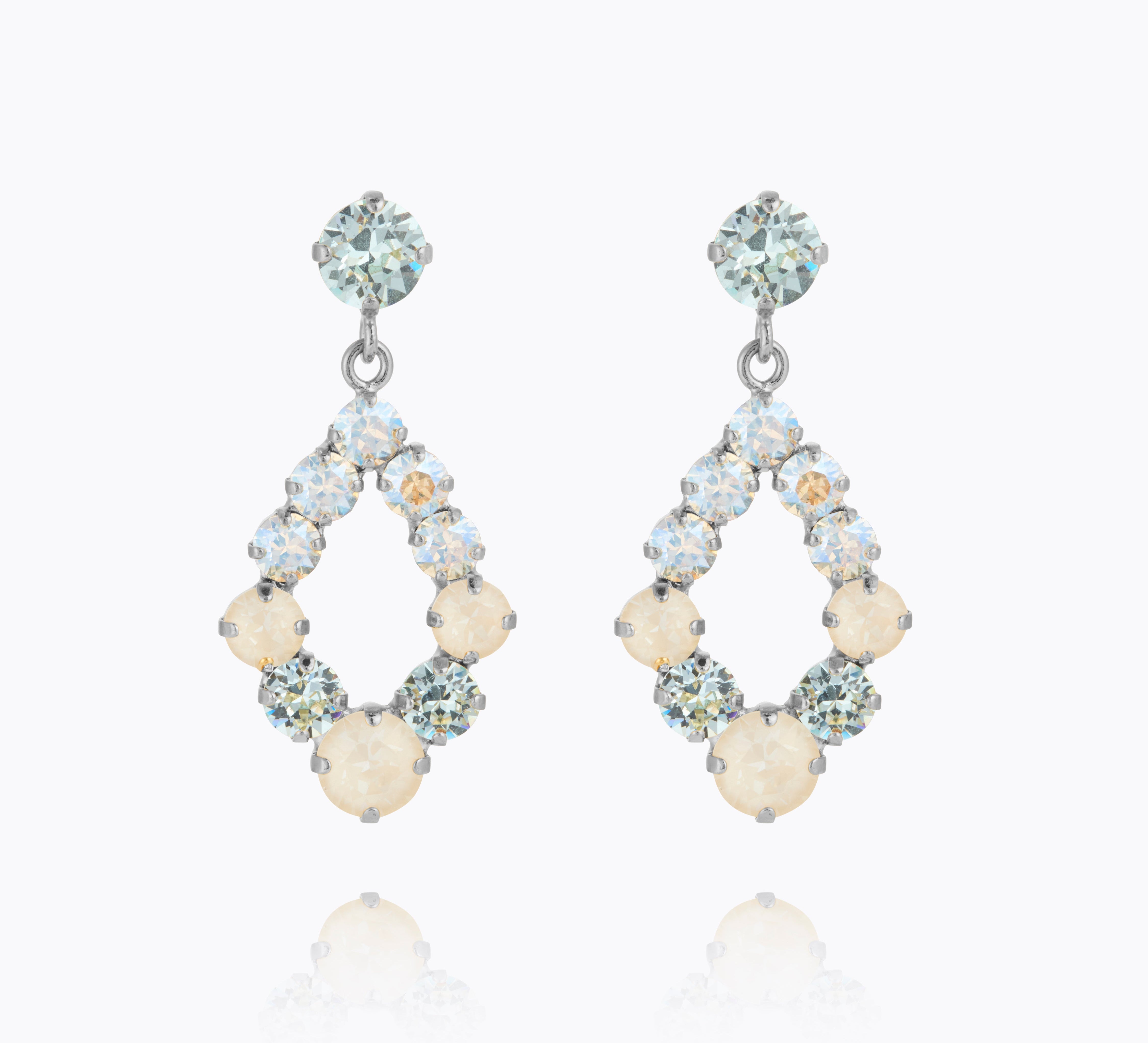 Caroline Svedbom - Mini Delia Earrings Azore Combo Rhodium